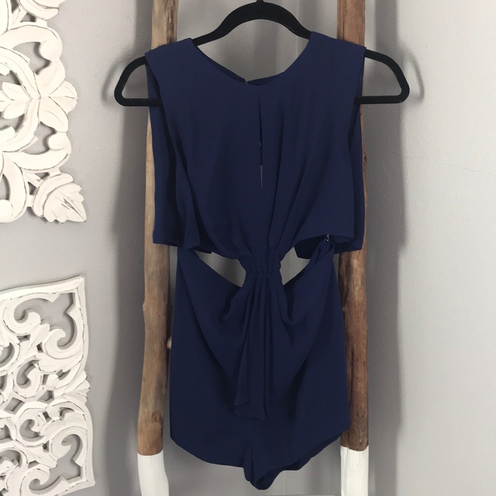 BCBGMaxazria Blue Romper